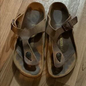 Birkenstock Tan Leather Sandals